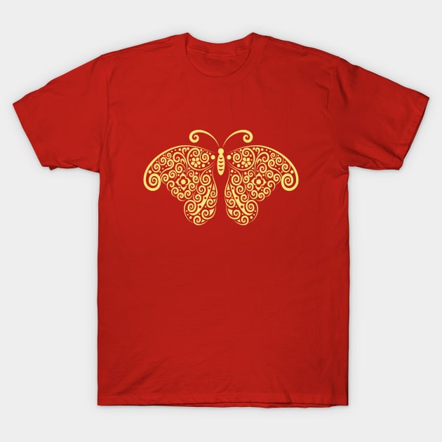 Cool Butterfly Pattern Artwork T-Shirt by PatrioTEEism